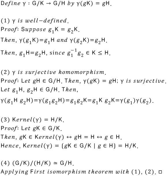 Isomorphism theorems of group theory : 네이버 블로그