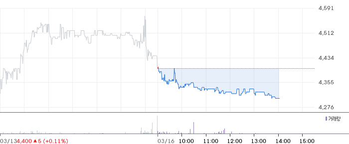 넵튠 일봉 차트