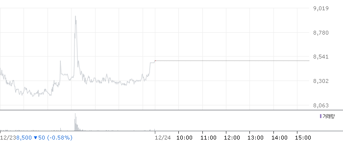 종목 시세 차트