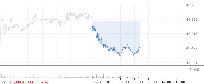 종목 시세 차트