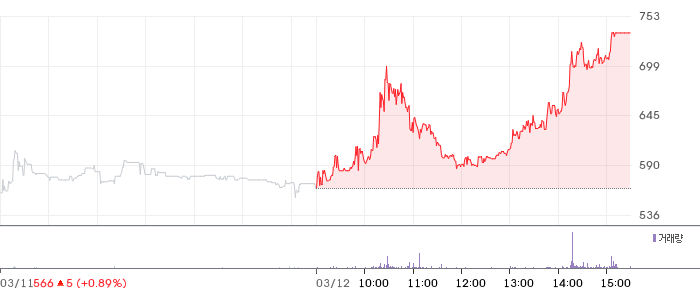 캐리 일봉 차트