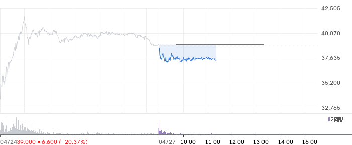 네패스아크 일봉 차트