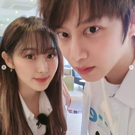 Heechul and AESPA Giselle