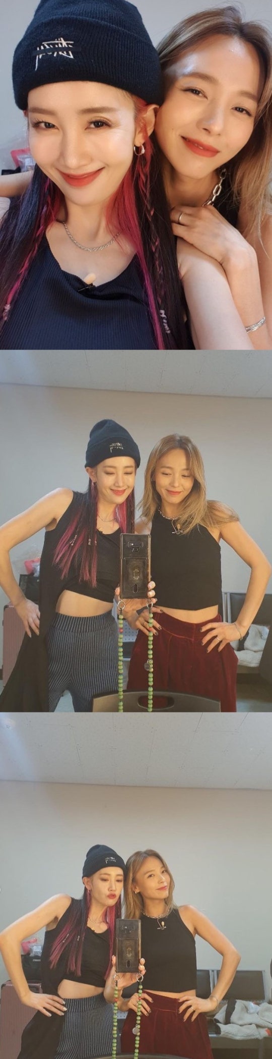 Kpop singer Sunye and Byul