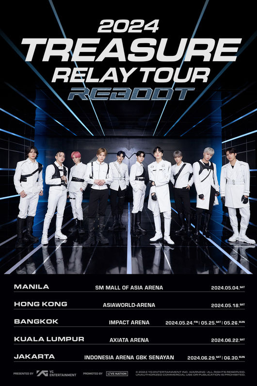 K-POP・アジア TREASURE TREASURE】韓国デビュー4周年を迎え、日本を含むアジア各地でのライブ