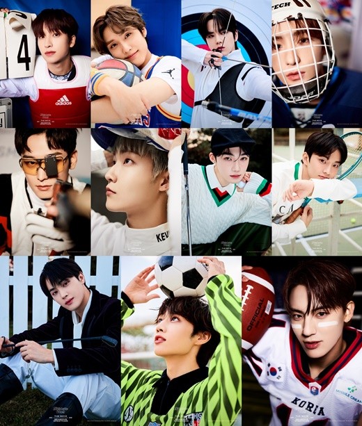 Kpop group THE BOYZ on 2022 seasons greetings