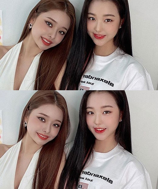 아이브 장원영, 갑자기 '솔로지옥' 송지아화?…스타일·표정까지 복붙 | 인스티즈