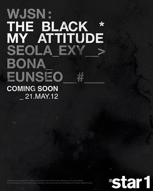 WJSN The Black teaser poster