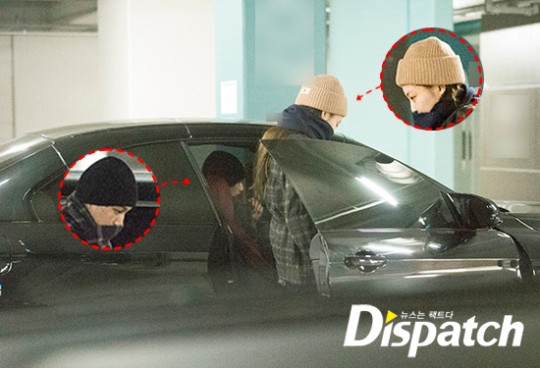 Kai EXO terlihat menjemput Jennie BLACKPINK sebelum keduanya pergi menuju Seoul Sky Park.