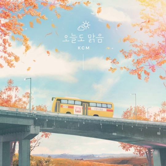Kpop vocalist KCM new song poster