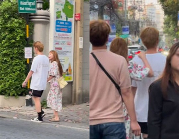 <b>현아</b><b>용준형</b>, '태국 <b>데이트</b>' 포착…보란 듯 손잡고 어깨동무