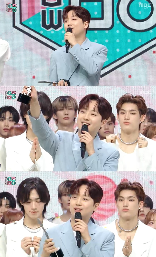 <b>이찬원</b>, ‘쇼! 음악중심’ 첫 <b>1위</b> 달성