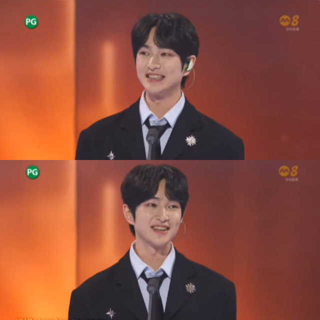 '활동 중단' <b>온유</b>, <b>10개월</b> 만 공식 석상…"좋은 모습 보여드릴 것"