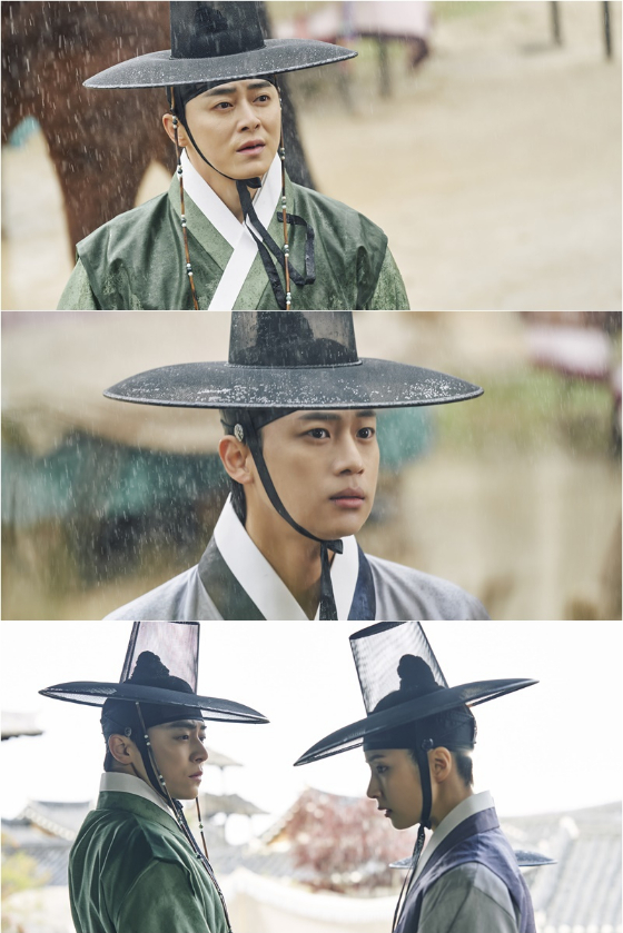 '세작' <b>조정석</b>-<b>신세경</b>-이신영, 엇갈린 감정...아찔한 <b>삼자대면</b>