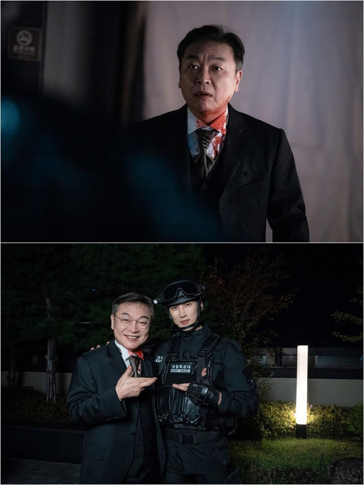 '재벌X형사'·'모범택시' 세계관 충돌..<b>김의성 특별출연</b>→안보현과 조우