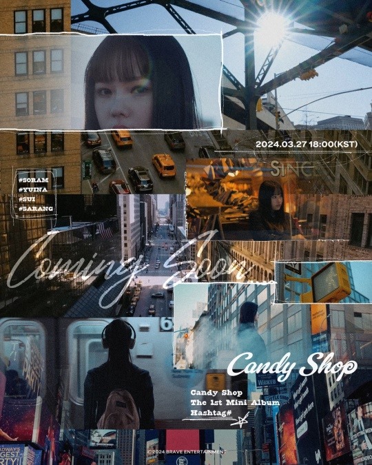 The newly debuting girl group Candy Shop is set to release their first