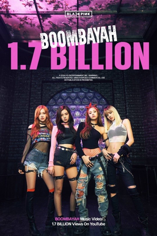 BLACKPINK's 'BOOMBAYAH' Music Video Surpasses 1.7 Billion Views ...