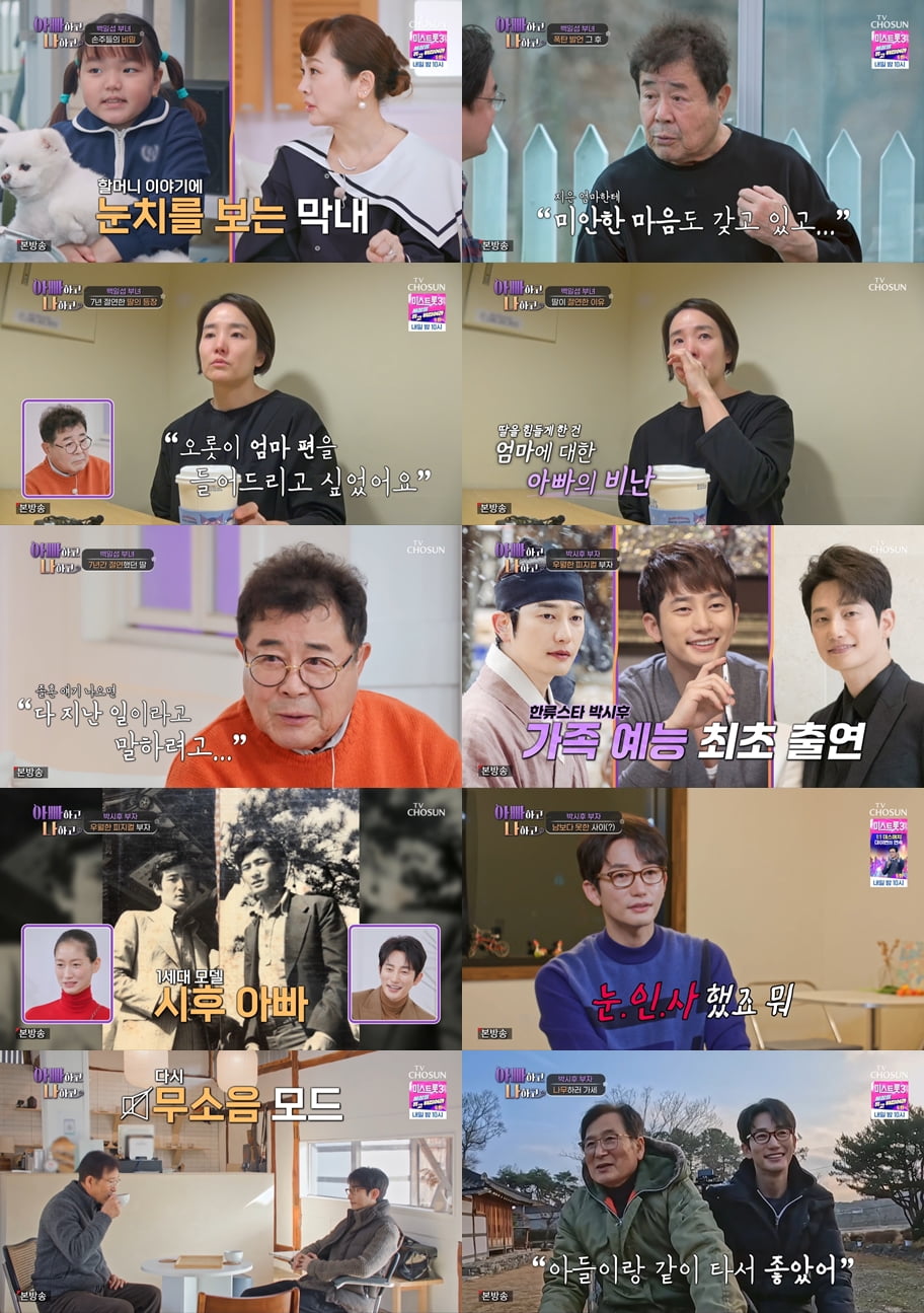 아픈 아내와 졸혼한 <b>백일섭</b>→고향 부여 내려간 박시후…'아빠하고' 최고 시...