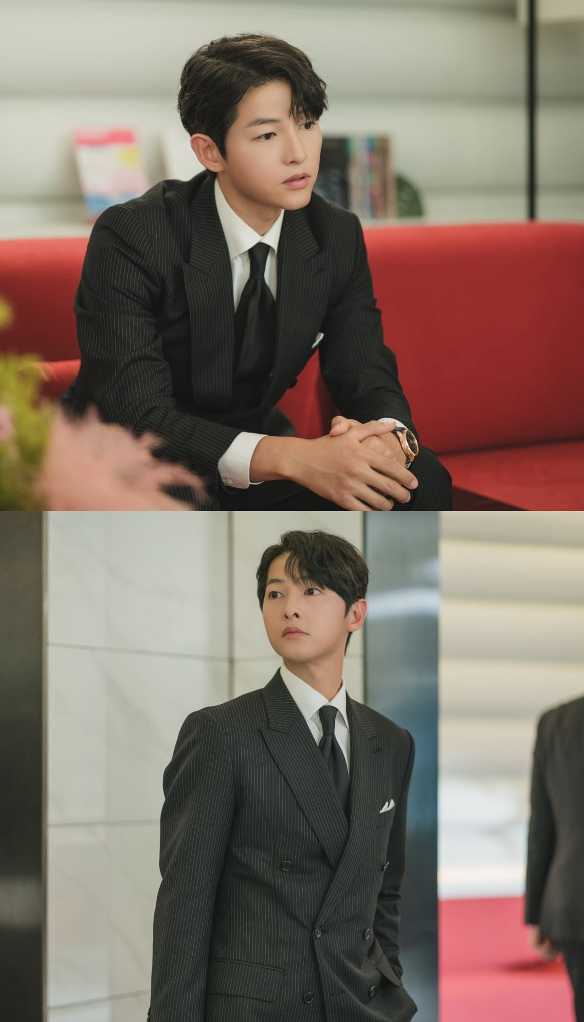 <b>송중기</b>, '태양의 후예' 인연 김지원 지원사격…'<b>눈물의</b> 여왕' 카메오 출격 [공...