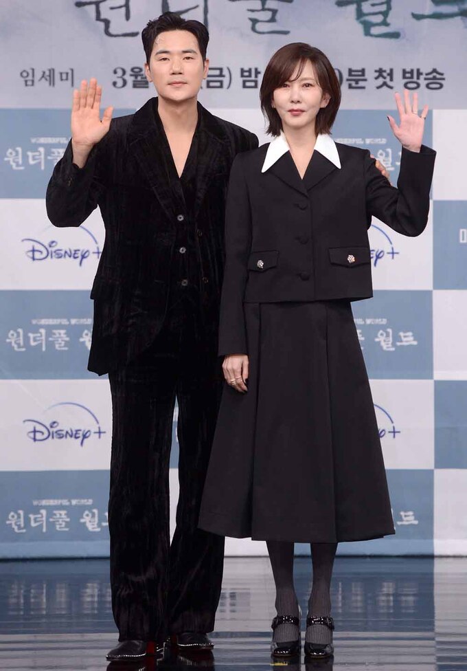 [SW포토]김강우-김남주,'<b>원더플 월드</b>'