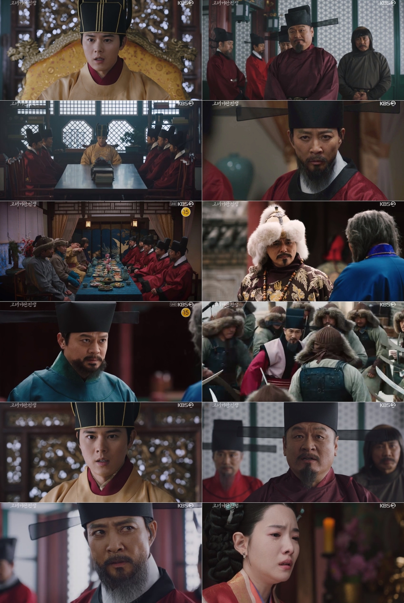 '<b>고려거란전쟁</b>' <b>김동준</b>, <b>거란</b>과 팽팽한 기세 싸움…9.6% 기록 [N시청률]