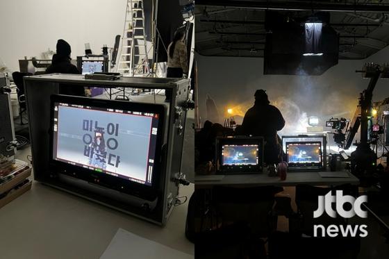 [단독 입수] '<b>미노이</b> 불참' <b>광고</b> 촬영장 현장 사진 봤더니