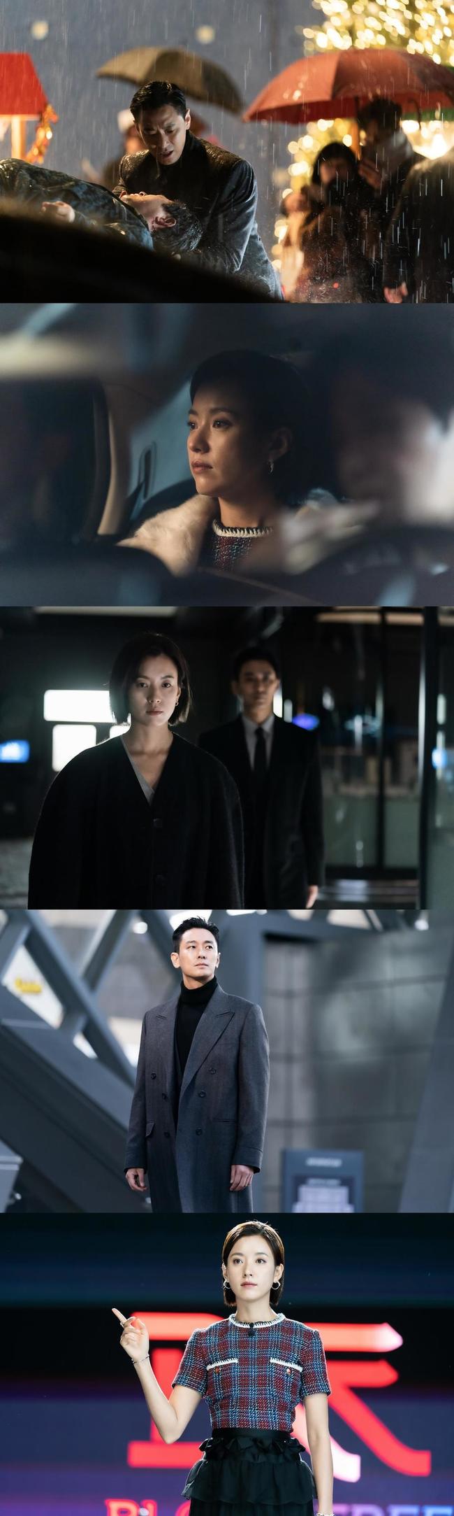 ‘<b>지배종</b>’ 한효주 차량 위로 떨어진 의문의 남성, 충격의 추락사고