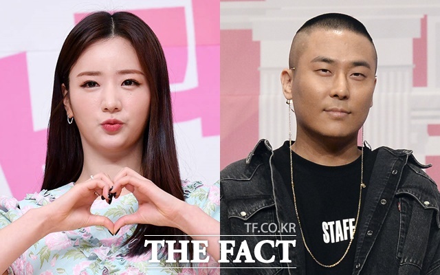 에이핑크 <b>윤보미</b>라도 열애 <b>인정</b>…"응원 부탁"
